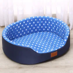 Cama nido invierno acolchada para gatos y perros pequeños – Suave y cálida