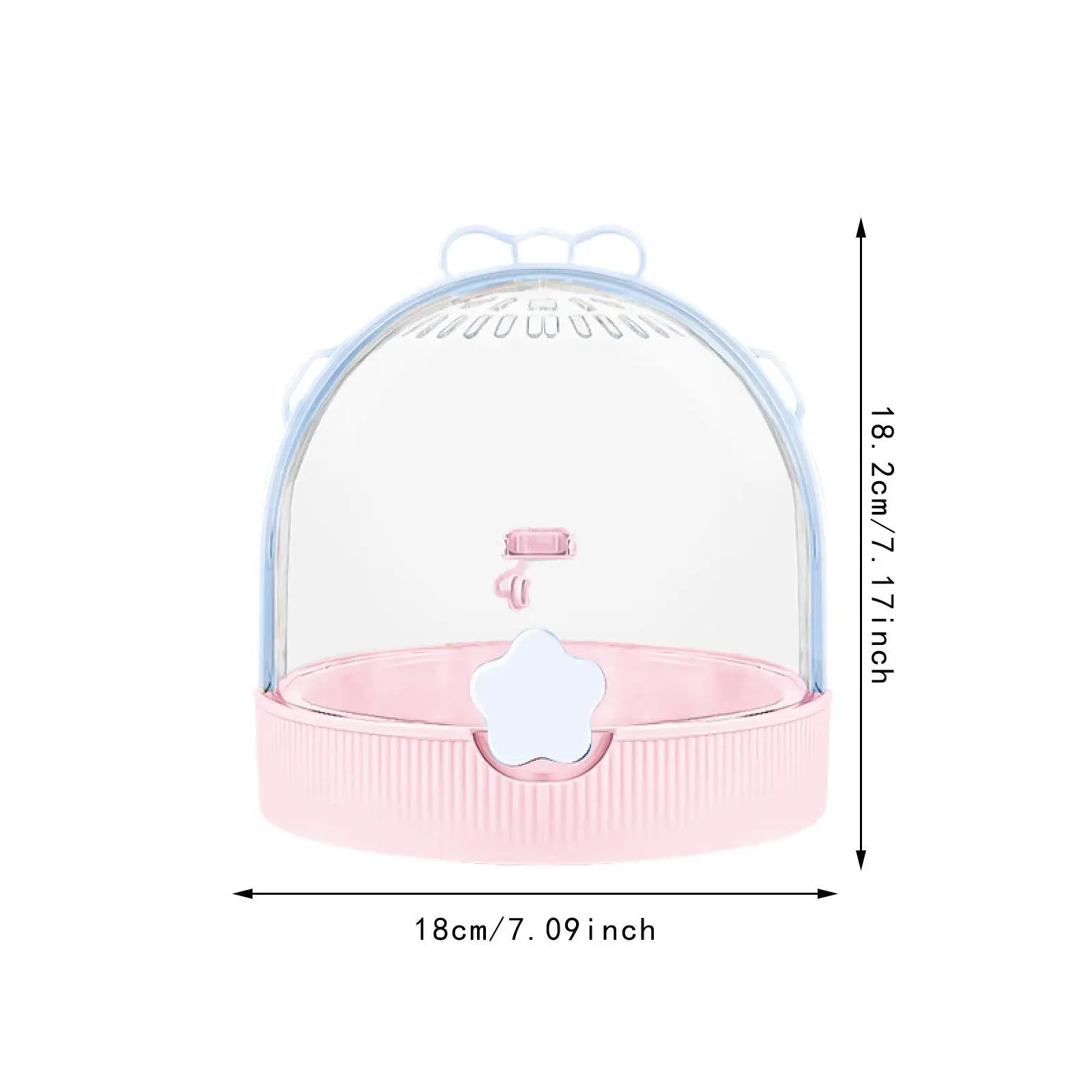 Small Animal Carrier Parrot Parakeet Carrier, Outgoing Cage Travel Carry Out Cage Hamster Carrier for Ferret, Chinchilla Mice