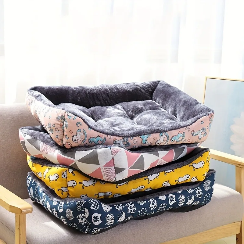 Cama para perros, esteras para sofá, productos para mascotas de invierno, accesorios para perros, cesta, suministros para casa grande, mediana y pequeña, cama para gatos - imagen 3