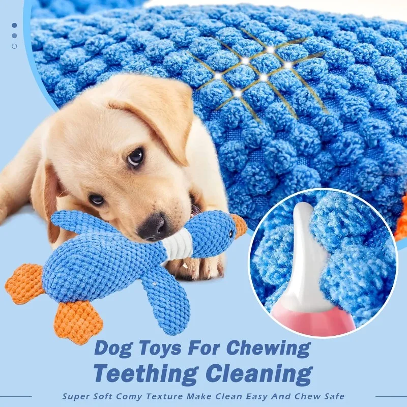 Juguete mordedor chirriante para perros y gatos - Peluche interactivo - imagen 3