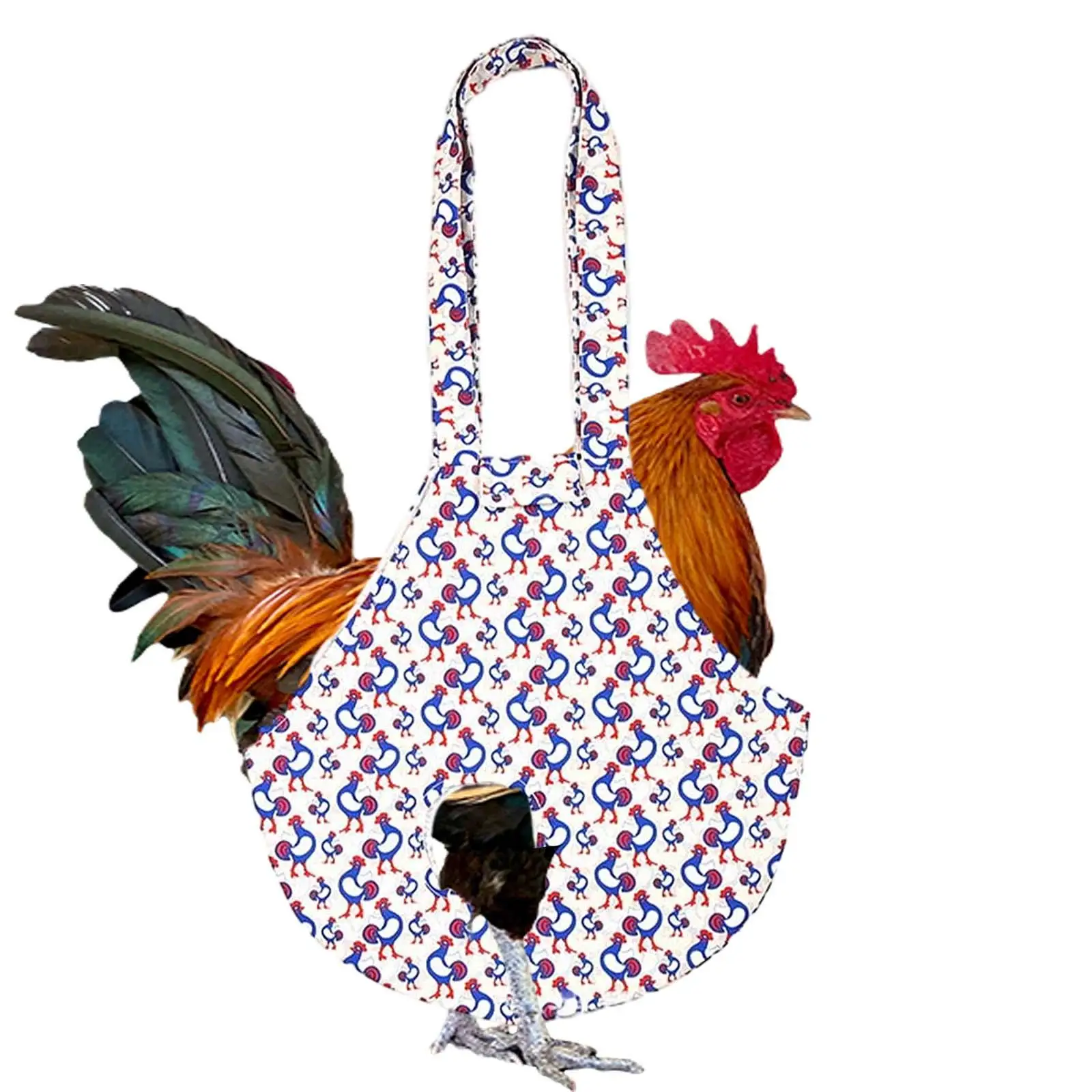 Chicken carrier with adhesive closure, 65 x 37.5 cm, large practical