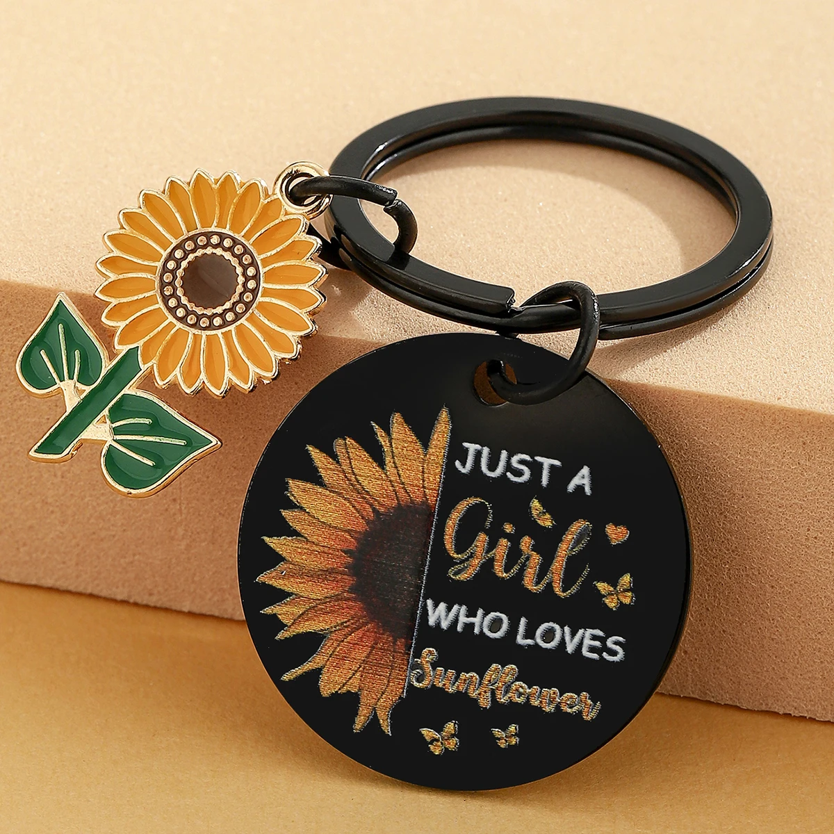 Regalos de girasol para mujeres y niñas, el mejor llavero de girasol, regalos para cumpleaños, Navidad, sol, regalo