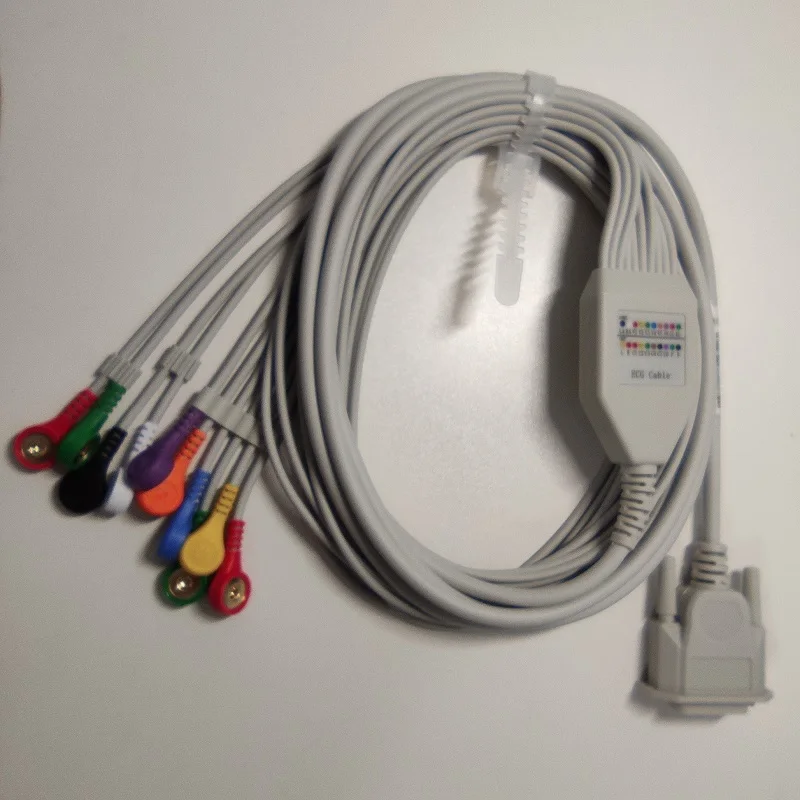 Cable ECG 12 derivaciones con conector banana – Compatible equipos médicos - imagen 5