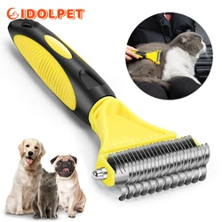 Cepillo antipelig acero inoxidable para perros y gatos