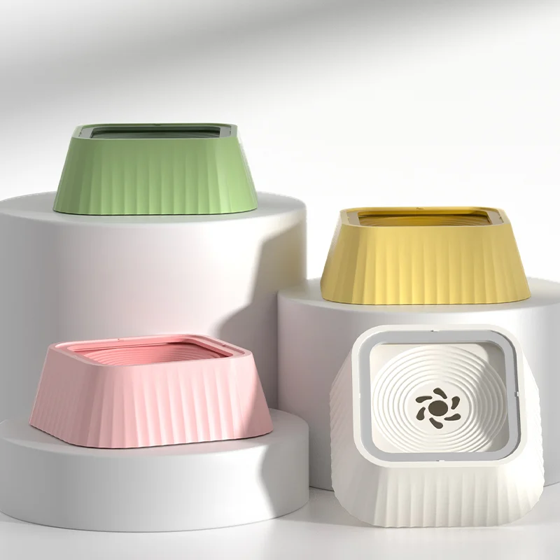 Nueva tazón de filtro para mascotas sin boca húmeda, cuenco flotante para mascotas, previene la rebobinación, dispositivo de agua potable para cachorros y gatos, superventas - imagen 2