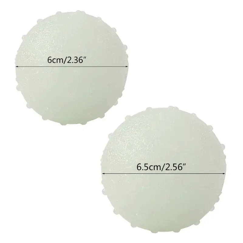 Bola de goma para cachorros, bola elástica luminosa, limpieza de dientes para perros, bola brillante para masticar que brilla en la oscuridad, juguetes interactivos para mascotas - imagen 5