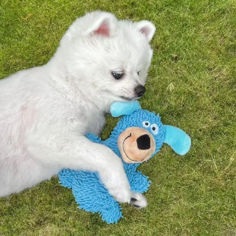 Juguetes chirriantes para perros, juguetes interactivos para perros, juguete para masticar admiralmente para perros, limpieza de dientes, resistencia a mordeduras, juguetes para mascotas - imagen 4