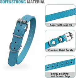 Collar identificación personalizado antipérdida para perros y gatos