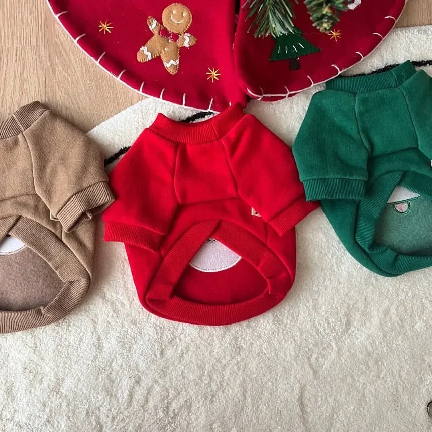 Autumn and Winter New Products Christmas Edition Plush Pet Hoodie Teddy Bear Dog Cat Small Dog Clothes hoodie for small dogs - imagen 4
