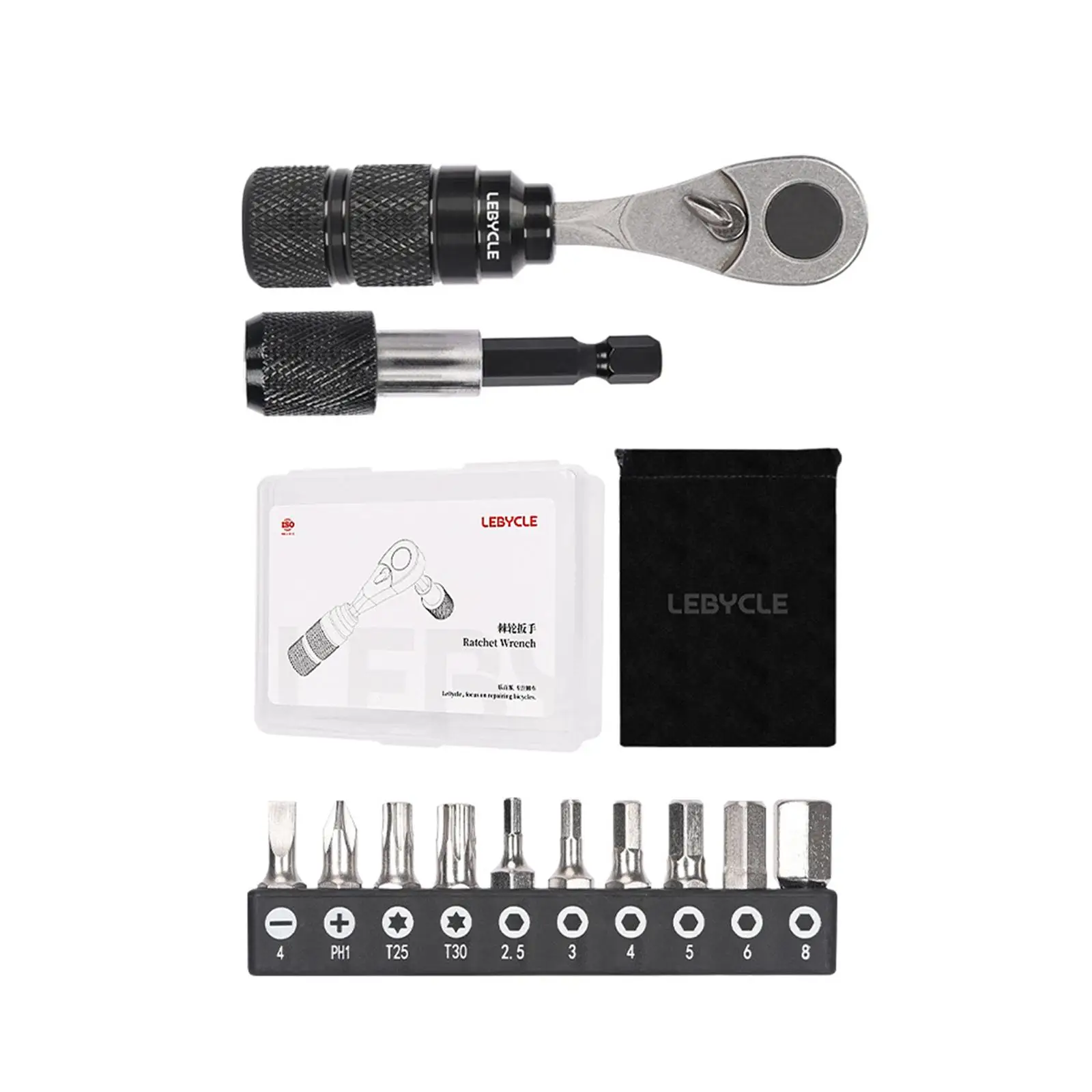 12 Pieces Mini Ratchet Screwdriver Set Multifunctional for Tight Space Compact Ergonomic with Storage Box 72 Tooth Reversible