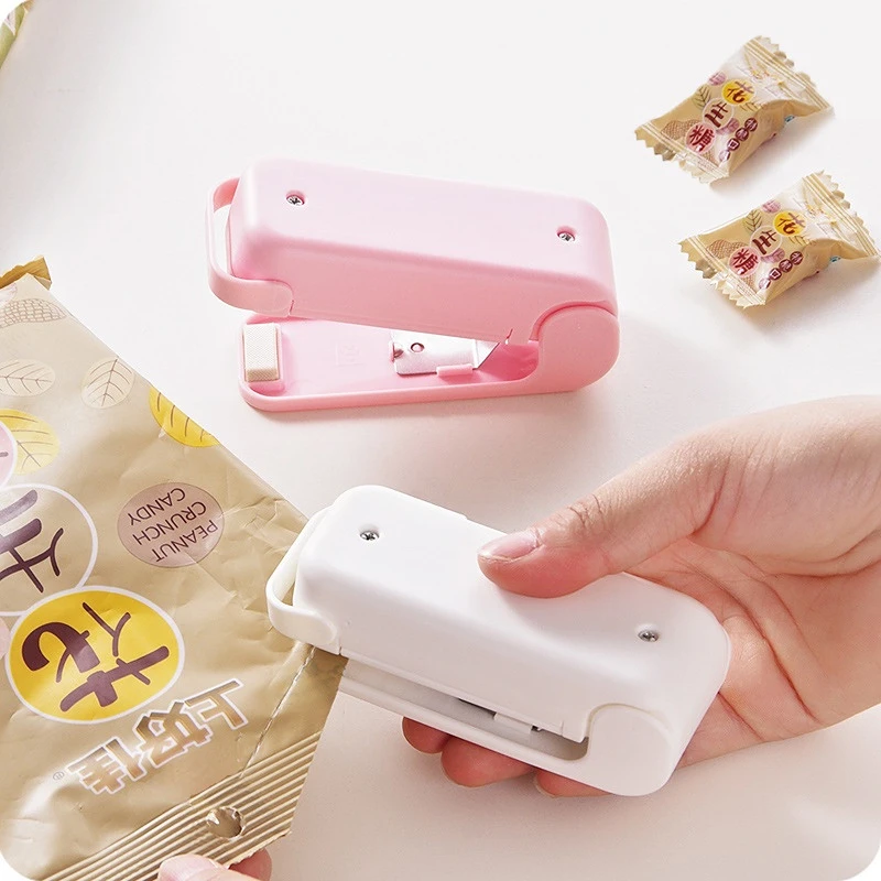 Máquina de sellado de aperitivos con calefacción, sellador térmico de bolsas de alimentos, soporte de mano, almacenamiento de ahorro de alimentos, accesorios de cocina - imagen 5