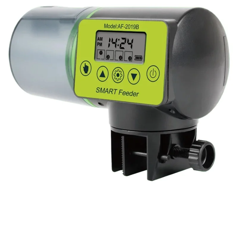 Alimentador de peces automático, tanque de peces Digital, acuario, temporizador eléctrico de plástico, herramienta dispensadora de alimentación de alimentos, alimentador de peces