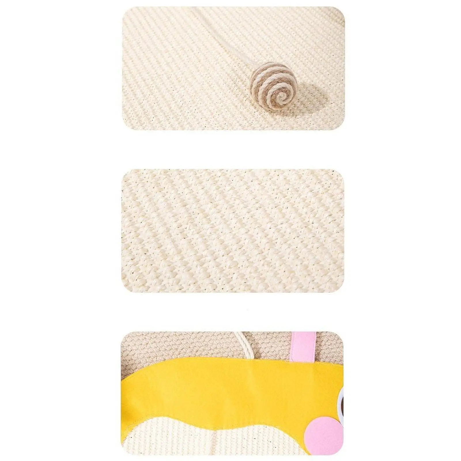 Hanging Cat Scratcher Toy Versatile Portable Non Slip Felt Cloth Sisal Pet Accessory Rug Sleeping Scratching Pad Wall Mounted
