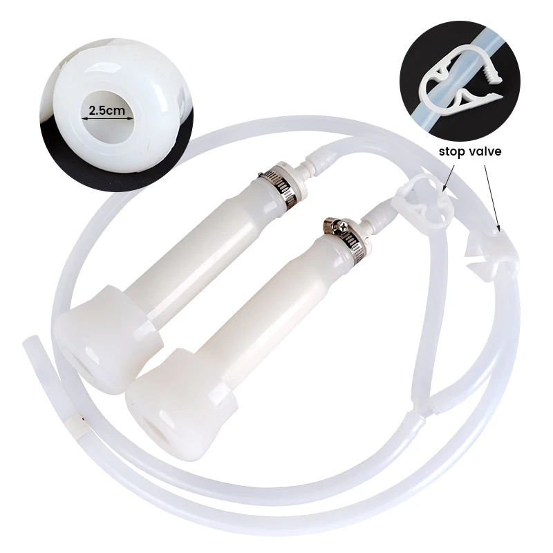 Máquina de ordeño eléctrica de cabras y vacas de 3L, ordeñadora eléctrica pulsadora, bomba de vacío, ordeñador de vacas, herramientas agrícolas de cabras - imagen 4