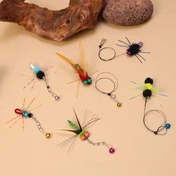 Vara de juego con plumas para gatos – Juguete de caza