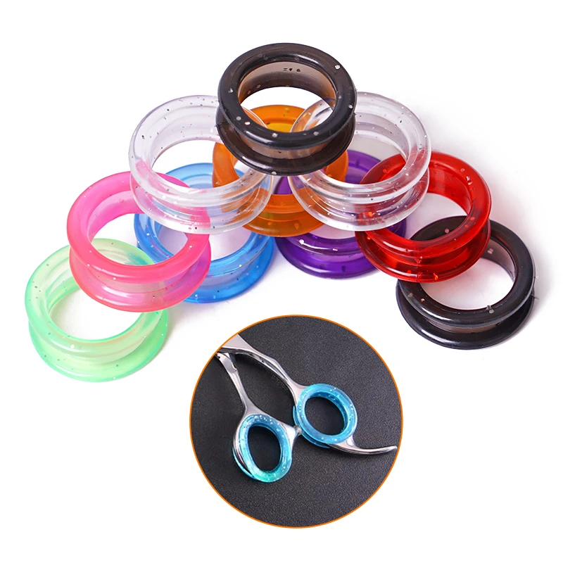 Tijeras 20 piezas de silicona para el pelo de gatos y perros, protectores coloridos para el cuidado de mascotas, herramientas de estilismo - imagen 2