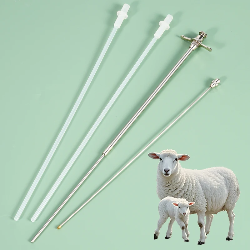 Inyector de inseminación Artificial para ovejas, cabras, perros, inyector de Semen congelado y fresco, tubo de inseminación desechable, cría de animales - imagen 3