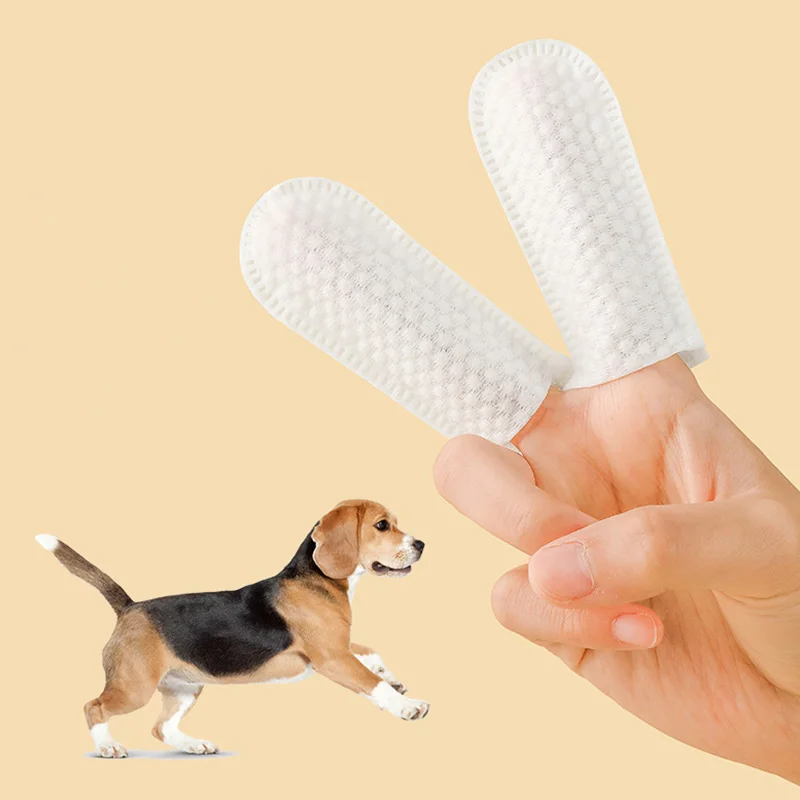 Toallitas para limpieza de dientes de mascotas, toallitas para ojos y orejas de perro y gato, almohadillas para manchas de desgarro, cepillo de dientes efectivo de calidad alimentaria, suministros para mascotas - imagen 3