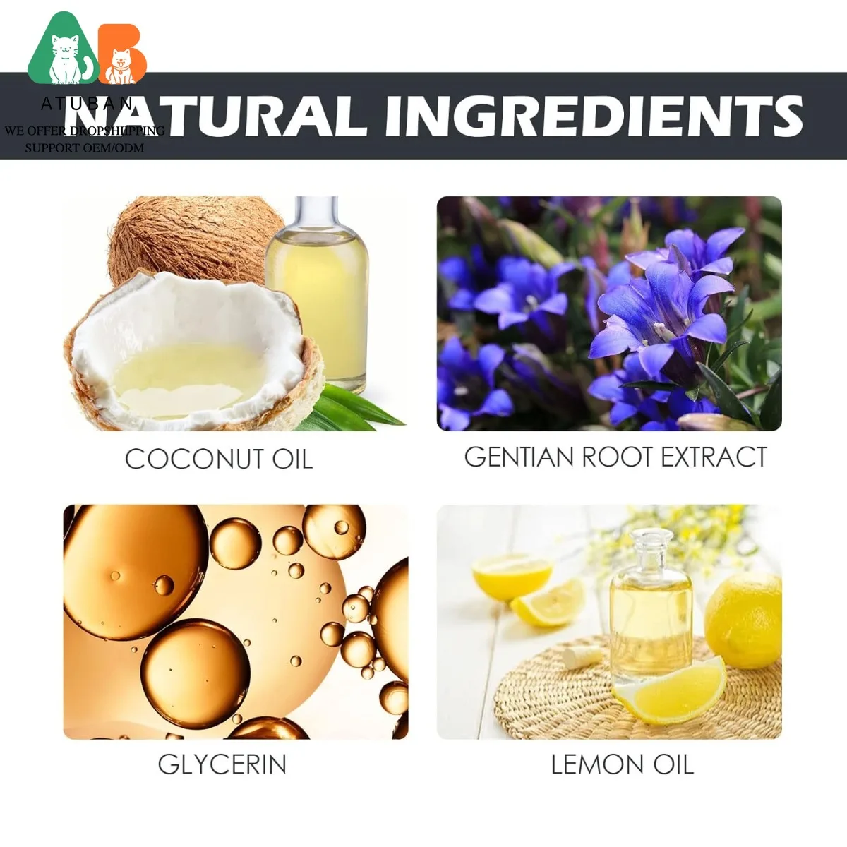 ATUBAN Limpiador de patas para perros y gatos, lavadora de pies para mascotas espumosa sin enjuague con cepillo limpiador incorporado para patas sucias y fangosas - imagen 4