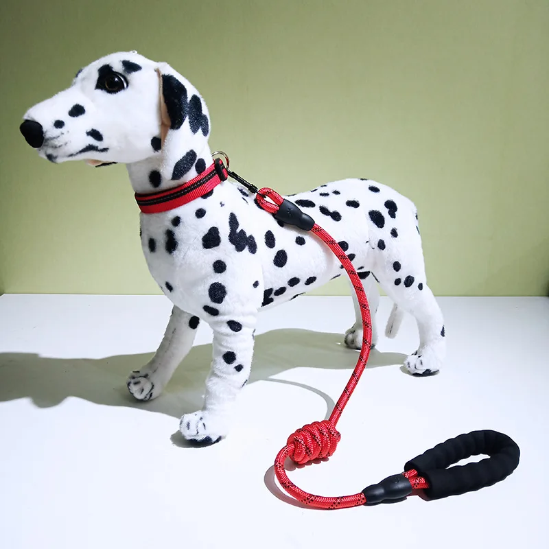 Collar reflectante ajustable para perros, cuerda de tracción para entrenamiento de cachorros, accesorios para cachorros - imagen 2