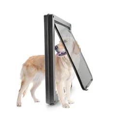Puerta bidireccional para perros y gatos – Cerrojo de seguridad