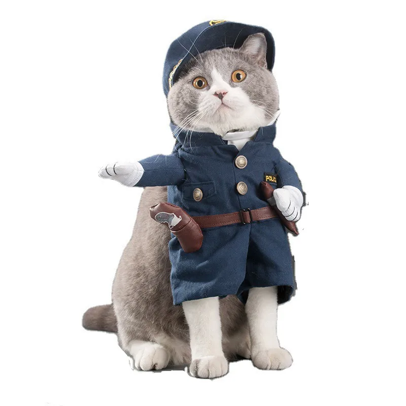 Ropa de Cosplay para mascotas, accesorios divertidos para Halloween, Navidad, juegos de rol, Moda para gatos y perros, suministros para mascotas