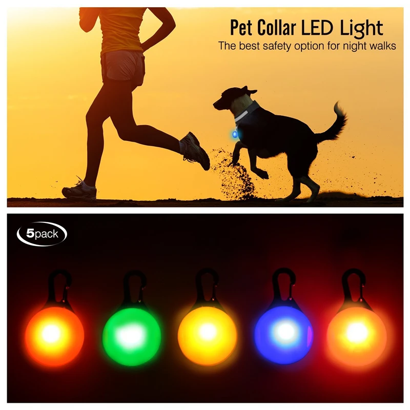 Collar luminoso USB recargable para perros y gatos con colgante - imagen 4