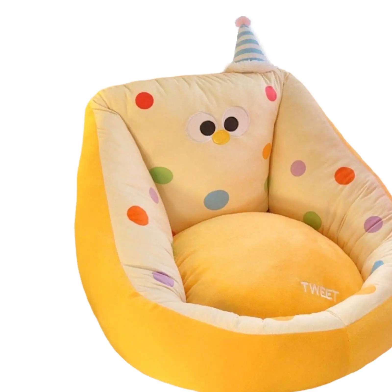 Cojín para silla, bonito y suave, divertido cojín de asiento relleno para sala de juegos, sala de estar para niñas y mujeres - imagen 5