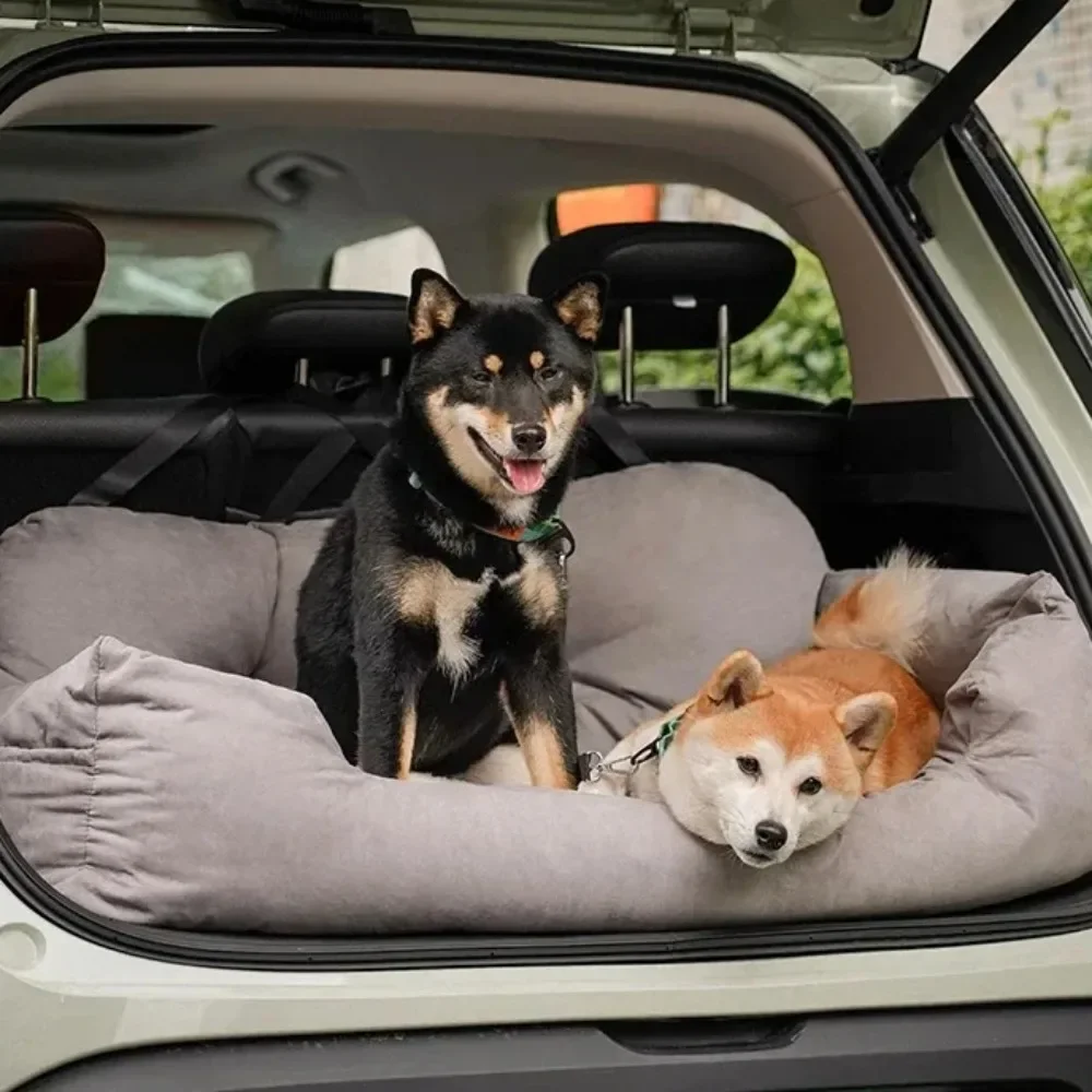 Transportín grande para coche – Funda impermeable para perros y gatos