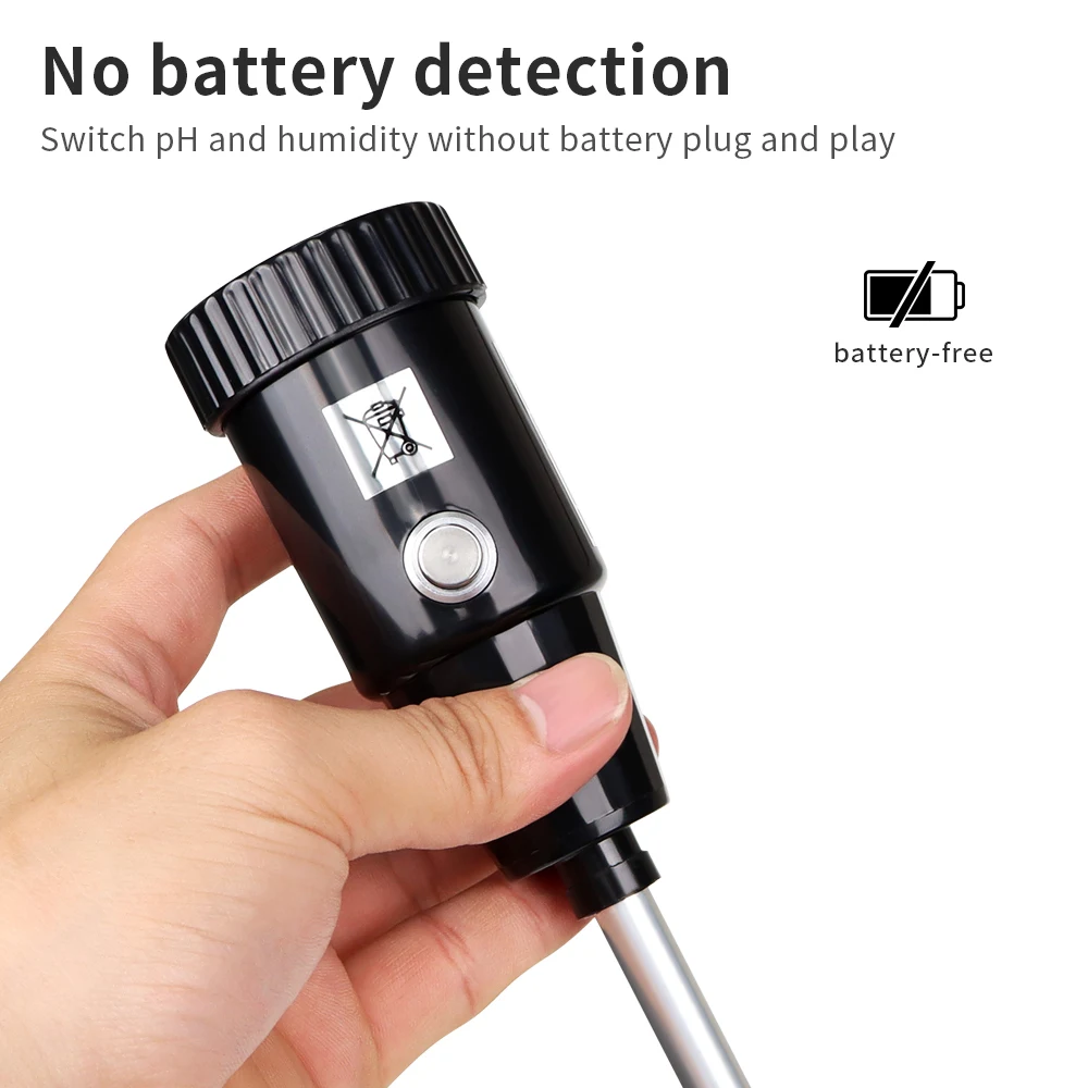 Medidor portatil de humedad y pH del suelo para jardin y plantas - imagen 5
