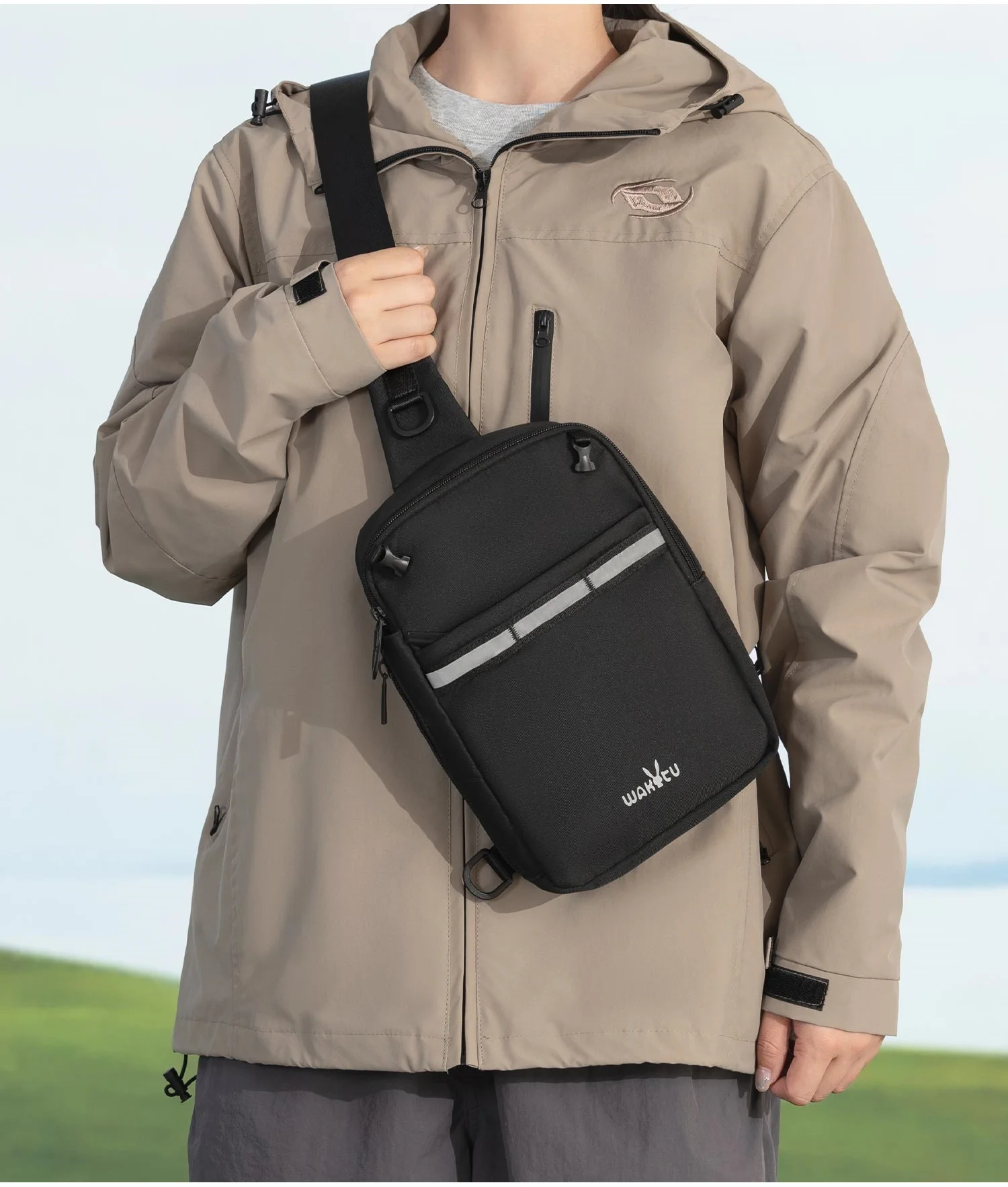 Riñonera para perros, bolsa de regalo para entrenamiento para caminar, paquete de pecho para mascotas, soporte para botella de agua, bolsa de entrenamiento para perros de gran capacidad - imagen 4