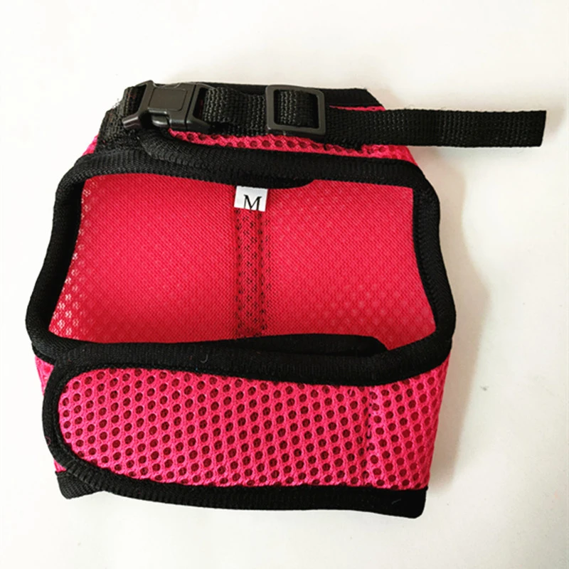 Conjunto de arnés de malla suave con correa para mascotas, accesorios para conejos, conejillo de indias, hámsters, conejo - imagen 4