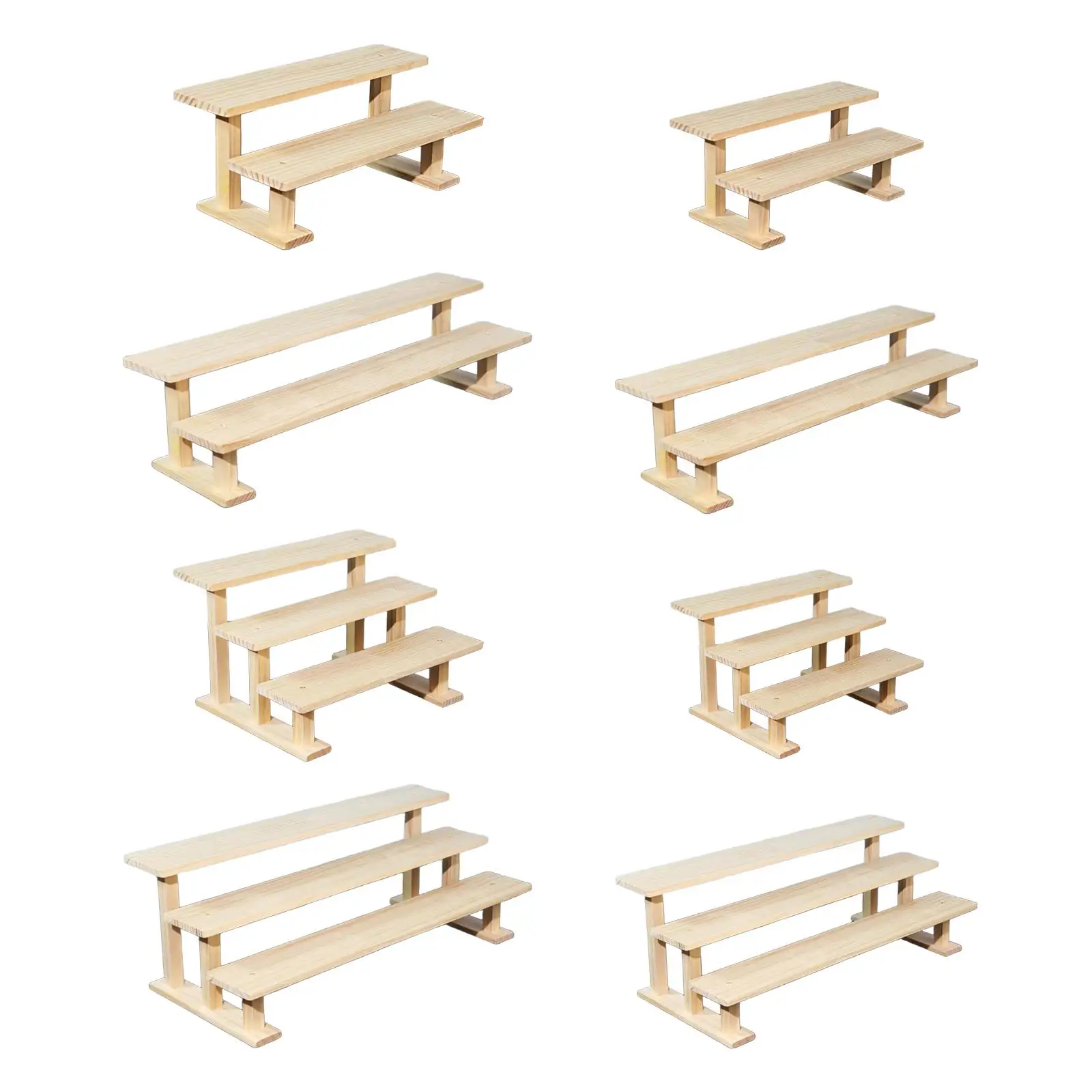 Figure Display Stand Organization Multipurpose Cupcake Stand Holder Wood Display Riser Perfume Organizer for Mini Figurines Home Figure Display Stand Organization Multipurpose Cupcake Stand Holder Wood Display Riser Perfume Organizer for Mini Figurines Home