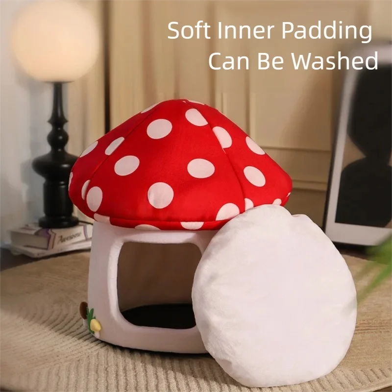 Cama suave cálida para gatos y perros pequeños lavable cómoda - imagen 5