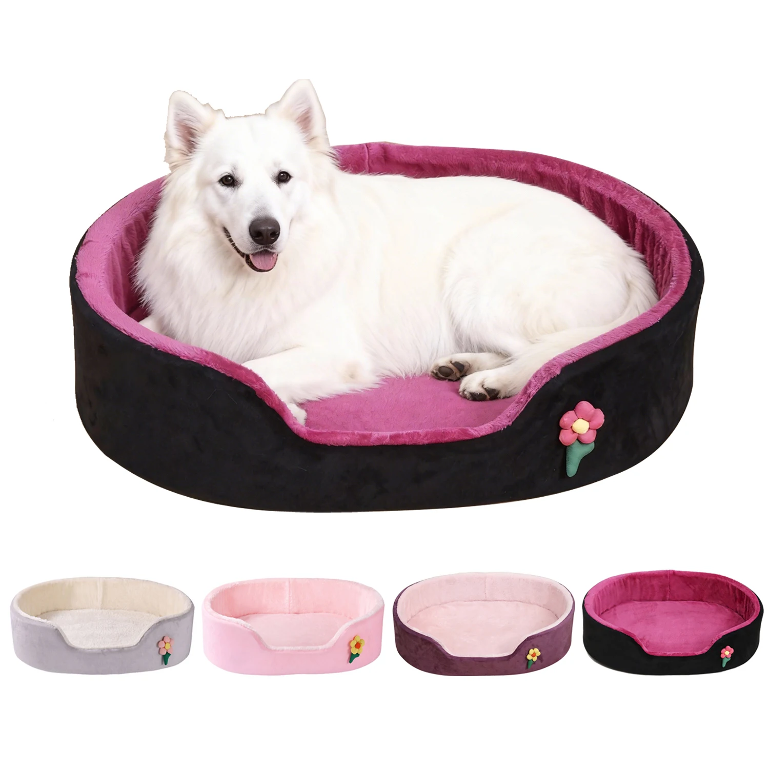 Cama térmica acolchada para perros medianos y gatos – Cálida para invierno