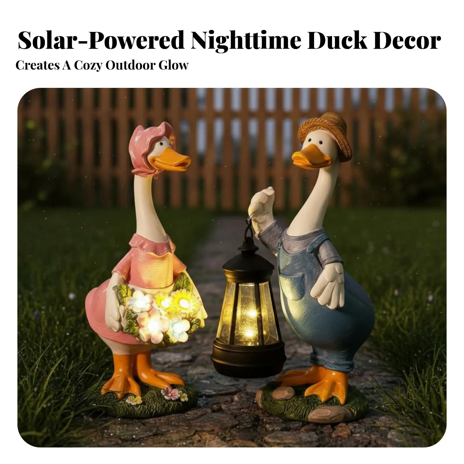 Lámpara solar exterior para jardín y mascotas – luz resistente - imagen 4