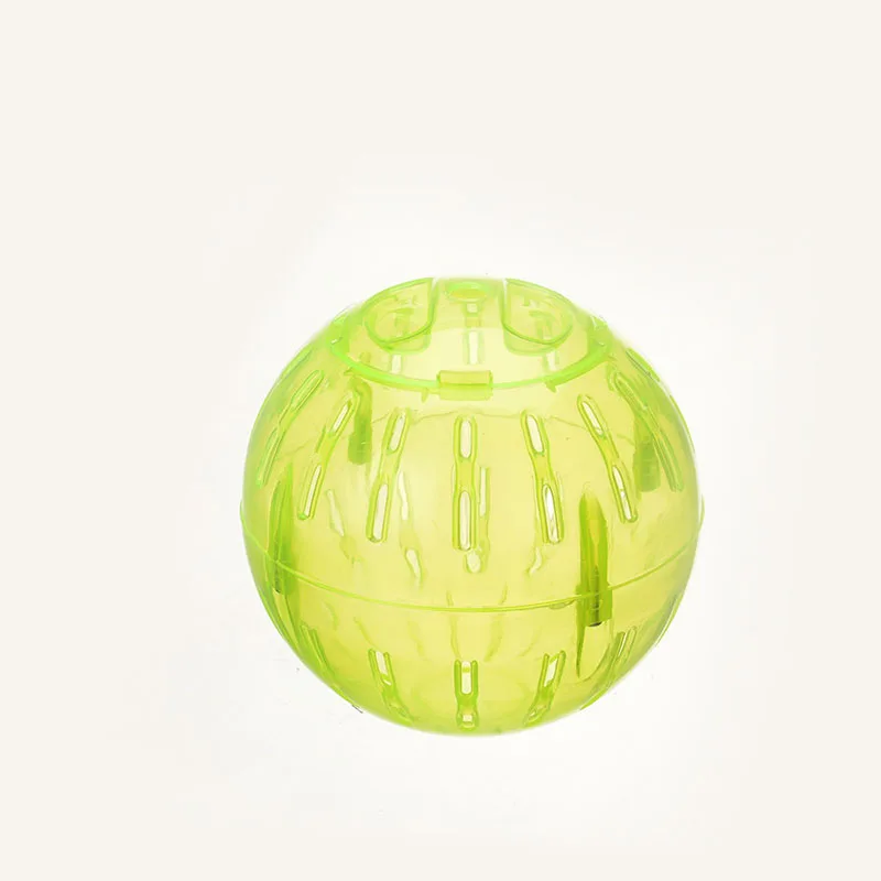 Pelota de plástico para Hacer deporte al aire libre, juguete de 10CM para hacer ejercicio, rata, roedores, mascotas pequeñas, trotar, hámster, Gerbil - imagen 4