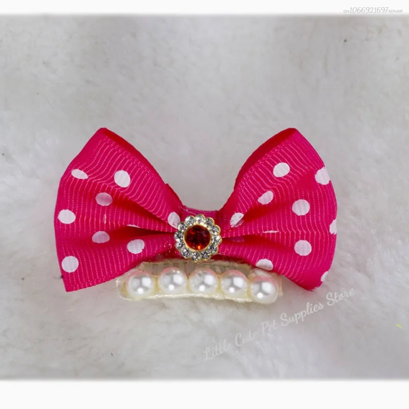 Horquilla con lazo para perros, pinzas para el pelo para perros, reina, gato, accesorios para el cabello para perros, suministros para mascotas - imagen 4