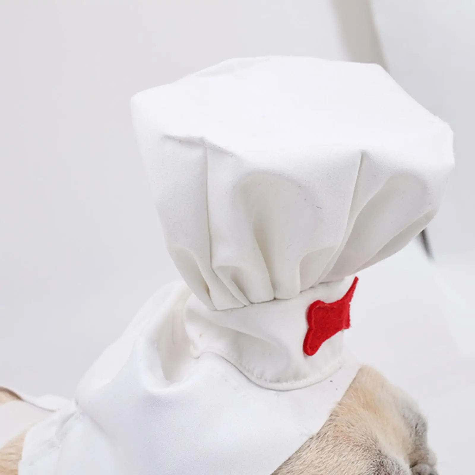 Pet Chef Hat Costume Set Halloween Pet Apparel Clothes for Festival Holiday Pet Chef Hat Costume Set Halloween Pet Apparel Clothes for Festival Holiday