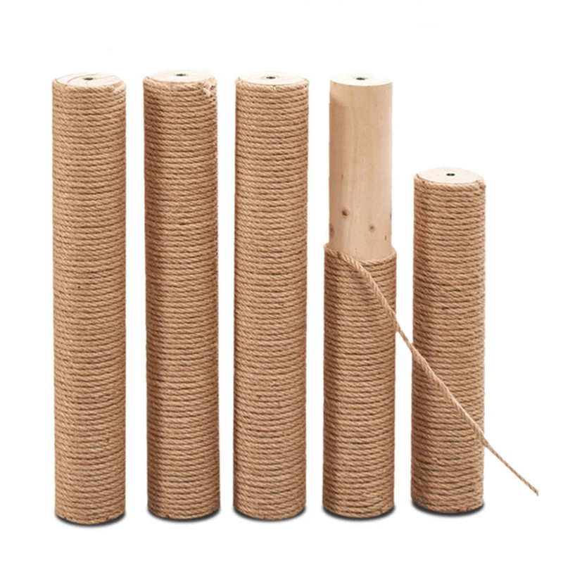 Cuerda de Sisal Natural de 10M para rascar gatos, cuerda para rascar árboles, juguete DIY, garra de pata, Protector de muebles, poste rascador, accesorios para gatos - imagen 5