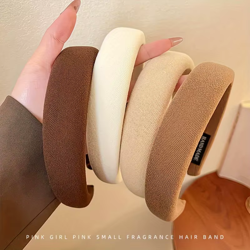 Diadema elástica suave para el pelo – Absorbente y práctica para baño - imagen 5