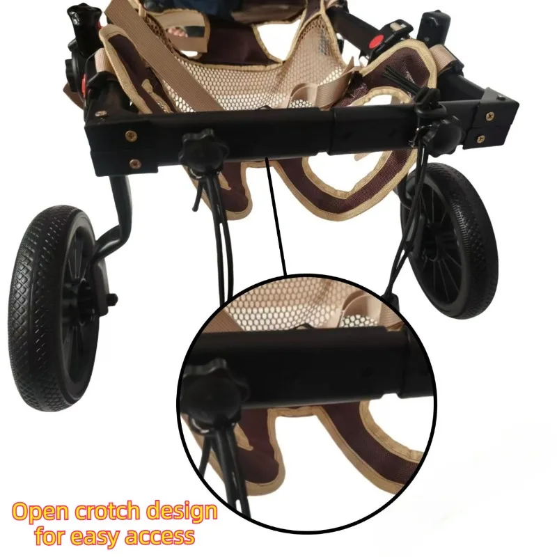 Silla de ruedas especial para perros mayores y Corgi con parálisis - imagen 2