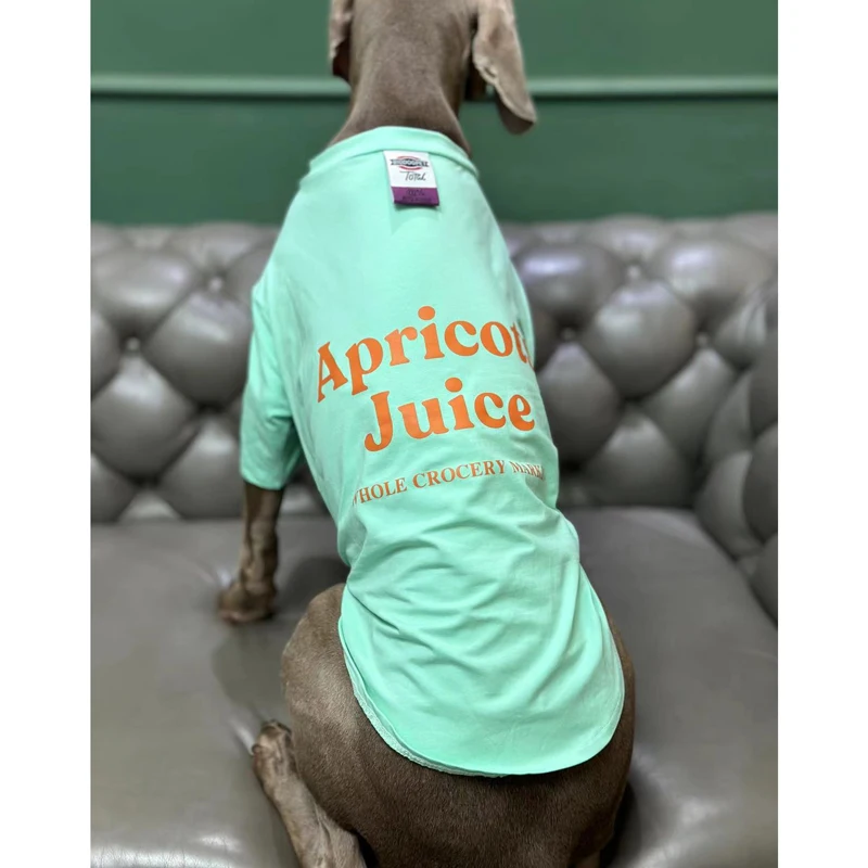 Primavera Verano fuera de ropa deportiva para perros grandes Golden Retriever Labrador trajes moda camiseta para perros medianos y grandes - imagen 2