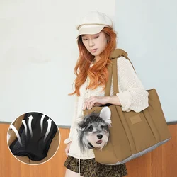 Transportín acolchado para perros – Bolsa de viaje con correa