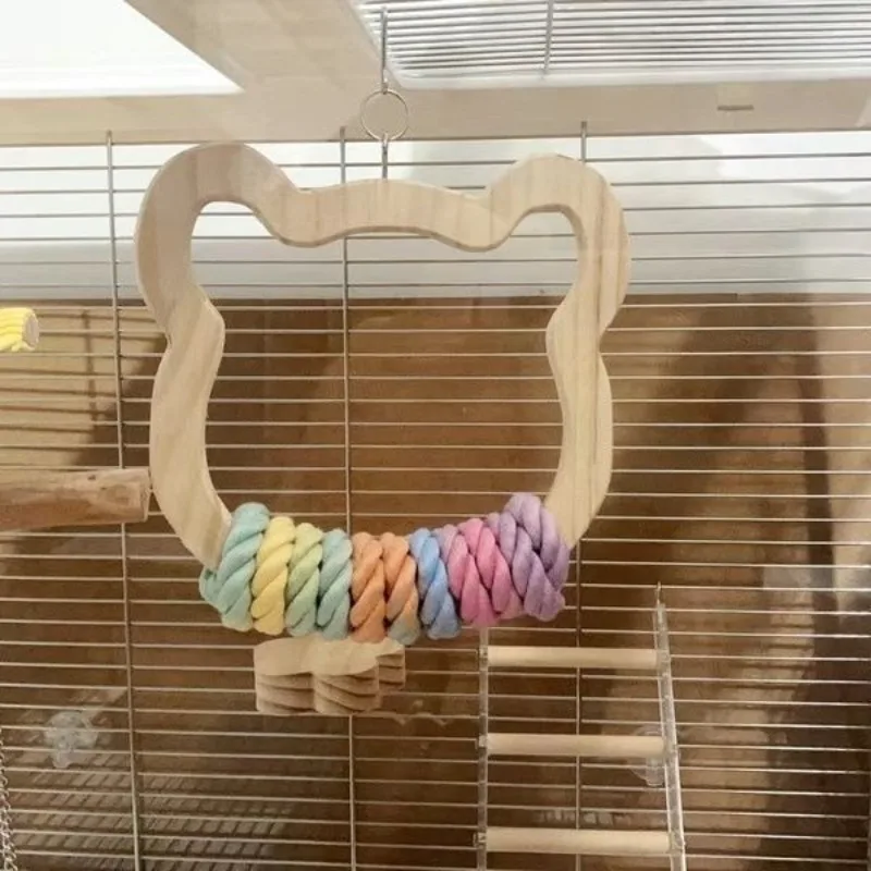 Juguetes creativos para pájaros, loros, pájaros, juguete canario, Lovebird, suministros para loros, periquitos, palomas, jaulas, accesorios, juguetes pequeños para gallinero - imagen 5