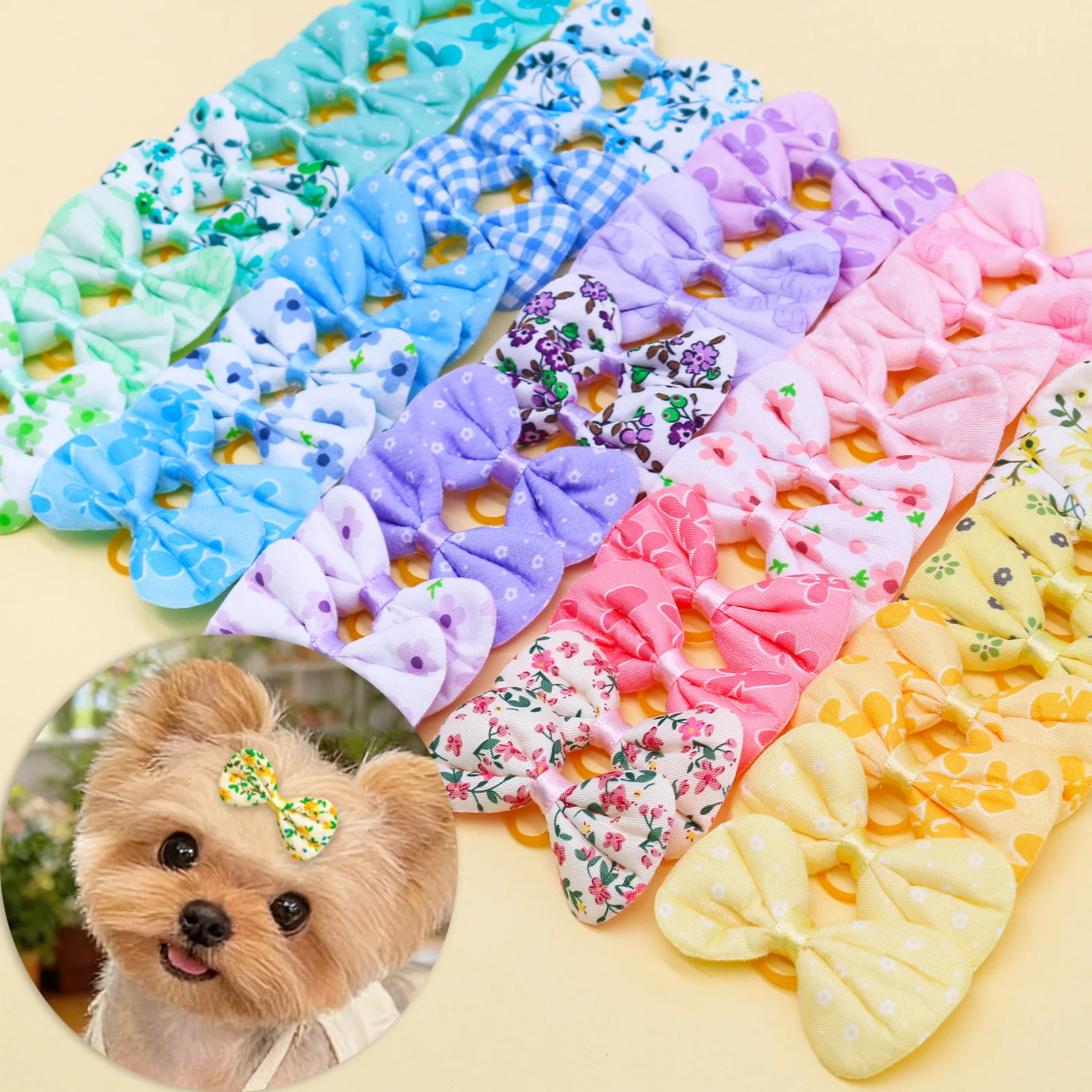 Lazos para perros y gatos pequeños hechos a mano - Peluqueria - imagen 2