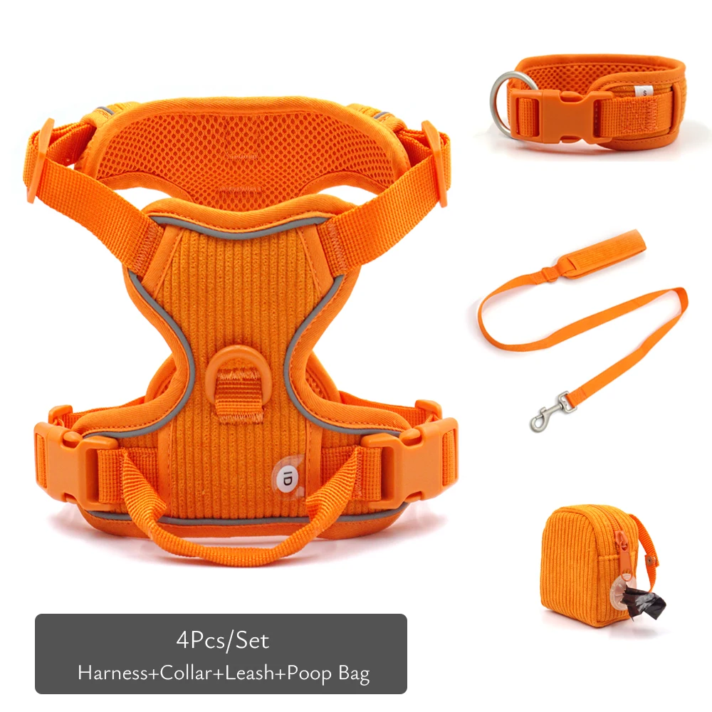 harness collar 4pcs