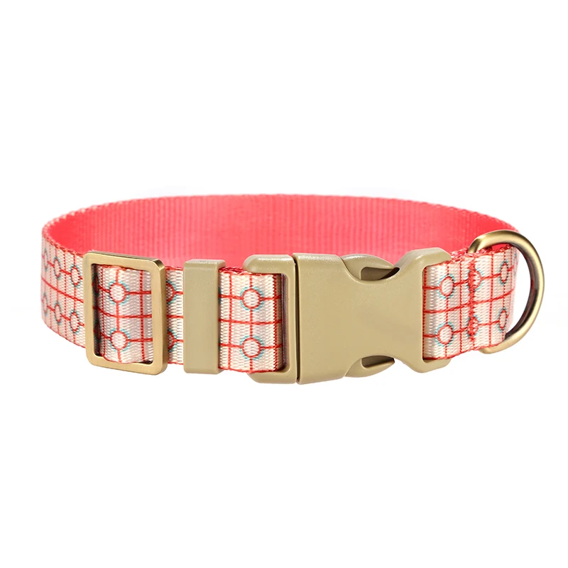 PLATTCO, collares sólidos para perros, Collar de nailon para perros pequeños, medianos y grandes, pieza de ajedrez de peluche, Pitbull Bulldog Beagle PDC371 - imagen 5