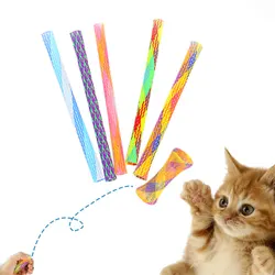 Palo con pluma para gatos – Juguete interactivo extensible