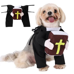 Disfraz de Halloween Cristo Jesús para perros y gatos pequeños